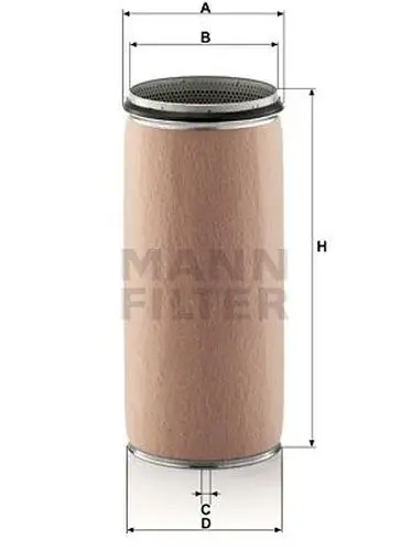 Фильтр воздушный IVECO Eurotrakker(01/01-11/04) MANN-FILTER CF