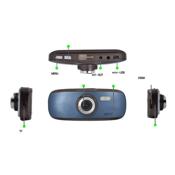 

Car DVR Camera DVR Video Night Vision Camera Dash Cam H200 120 degree wide viewing angle 2.7 inch