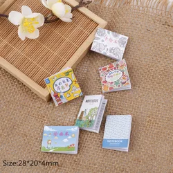 Cahier de dessin pour poupée Miniature, 1 pièce, cahier de dessin pour poupée, modèle de scène Miniature, accessoires de maison de poupée, jouet cadeau 