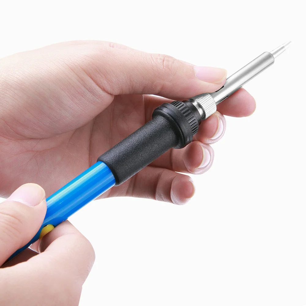 Electric Soldering Iron Gun Adjustable Temperature 60W Welding Set Tool Kit 110V
