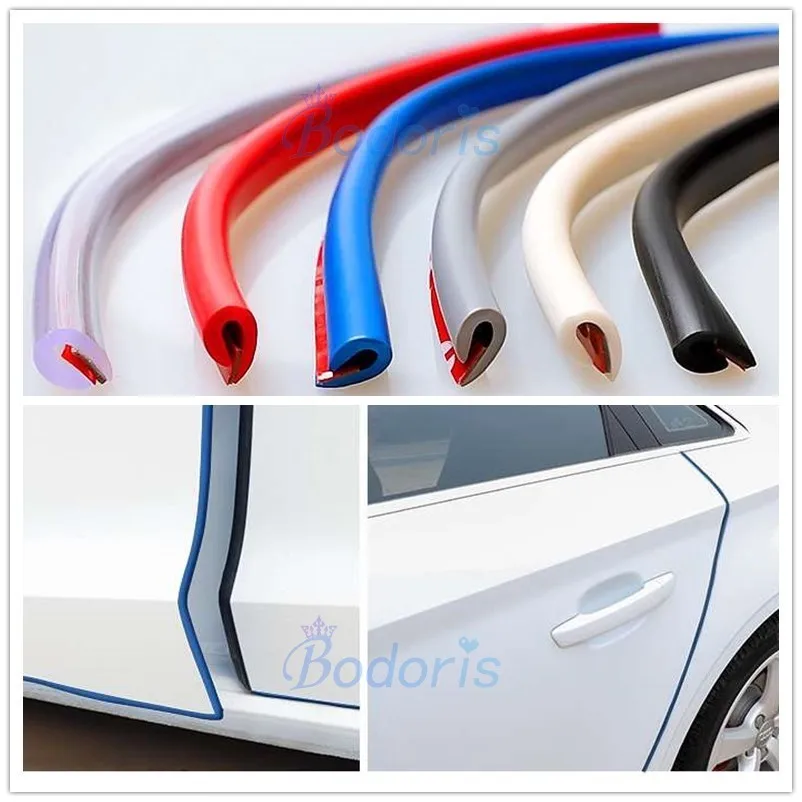 

Door Edge Bumper Scratch Protective Strips For Mercedes Benz A B E M Class w204 w212 W213 W176 W177 GLK CLA GLA GLE Accessories