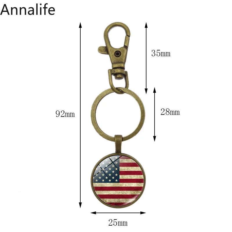 Новинка, американский стиль, страна, флаг, брелок, США, сувенир, флаг, металлический брелок для путешествий, сувенир, подарок