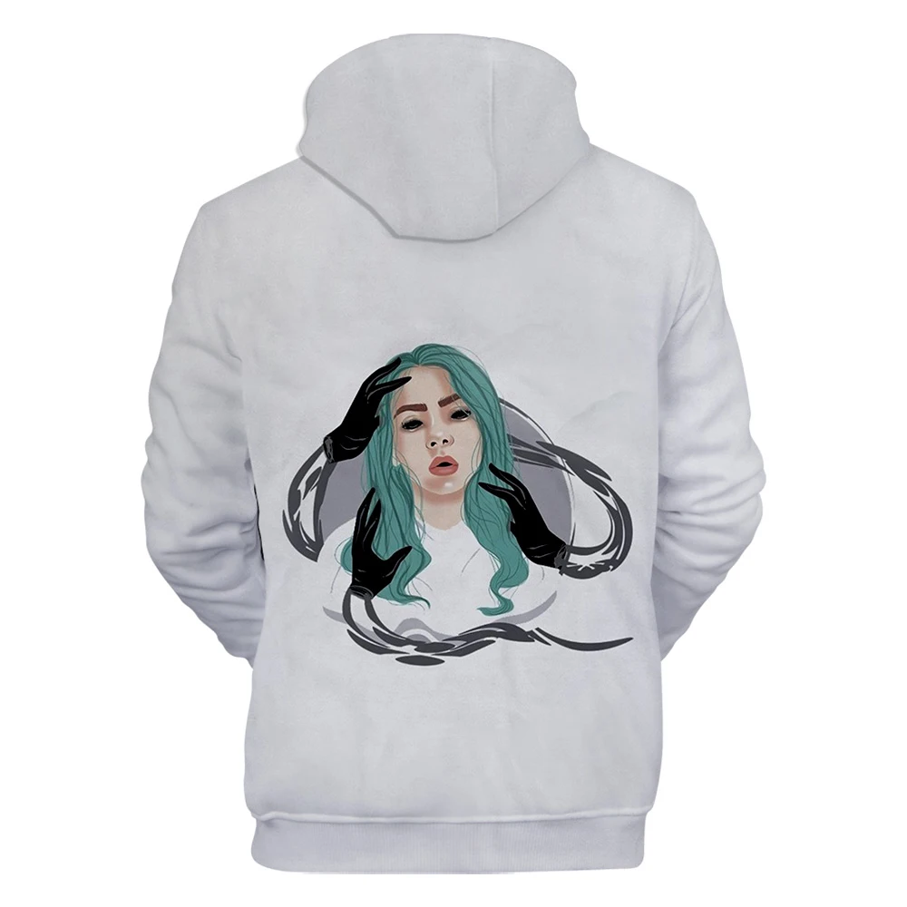 Billie Eilish женская новая 3D модная толстовка женская/Мужская мода осень и зима популярный универсальный пуловер Спортивная одежда