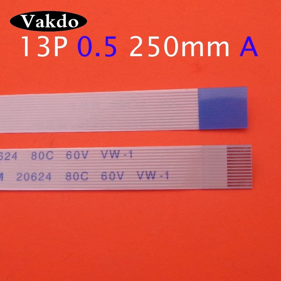 1 шт/2 шт/3 шт 13pin FFC FPC плоский гибкий кабель 0 5 мм шаг 13 pin A Длина вперед 250 25 см ленточный кабель|Компьютерные