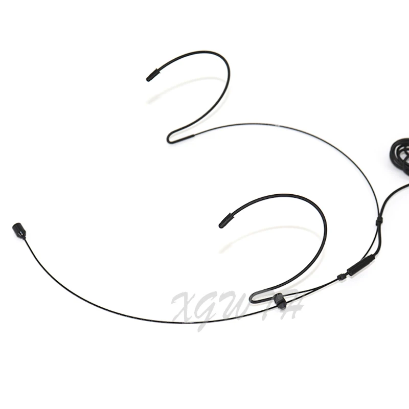Fone de Ouvido Sistema sem Fio Mic para Mipro Preto Dupla Orelha Gancho Microfone Headworn Sennheiser Shure Akg Samson Audio-technica - Image 2