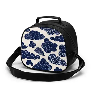 

Lunch Bag for Girl Kids Children Chinese Cloud Thermal Insulated Lunch Box Small Food Picnic Bag Milk Bottle Pouch