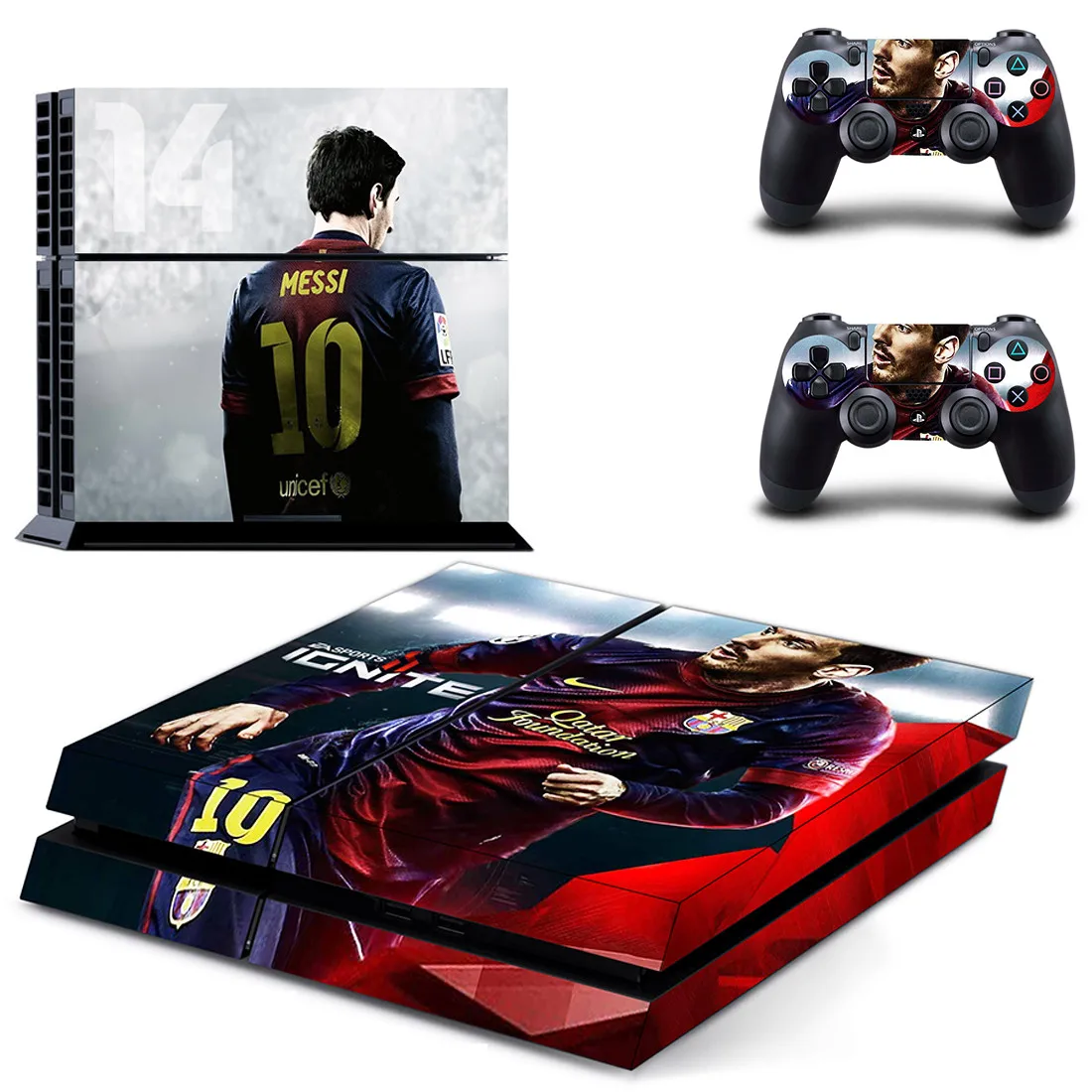 Lionel Messi PS 4 стикер s PS4 Виниловая наклейка для кожи Play station 4 Pegatinas Adesivo для консоли playstation 4 и 2 контроллера