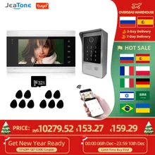 Jeatone – visiophone Tuya 7 pouces, wi fi, interphone vidéo avec caméra et codeur, sonnette d'entrée