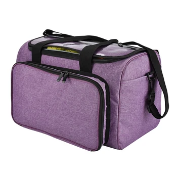 

Oxford Cloth Large Capacity Practical Wear Resistant For Crochet Tool Zipper Closure With Handle Multi Use Storage Bag Organizer