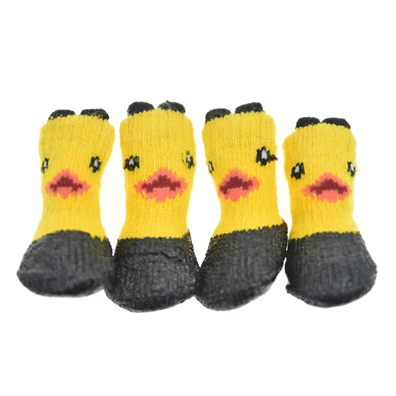 Non-Slip Dog Cat Socks with Straps/Pet Paw Protection for Injured Foot,Indoor Wear/Waterproof Dog Socks for Small Large Dog - Color: Army green