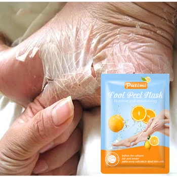 

3Pair 6pcs Exfoliating Foot Peeling Mask for Leg Spa Whitening Feet Mask Foot Patch Foot Mask Dead Skin Remover Pedicure Socks