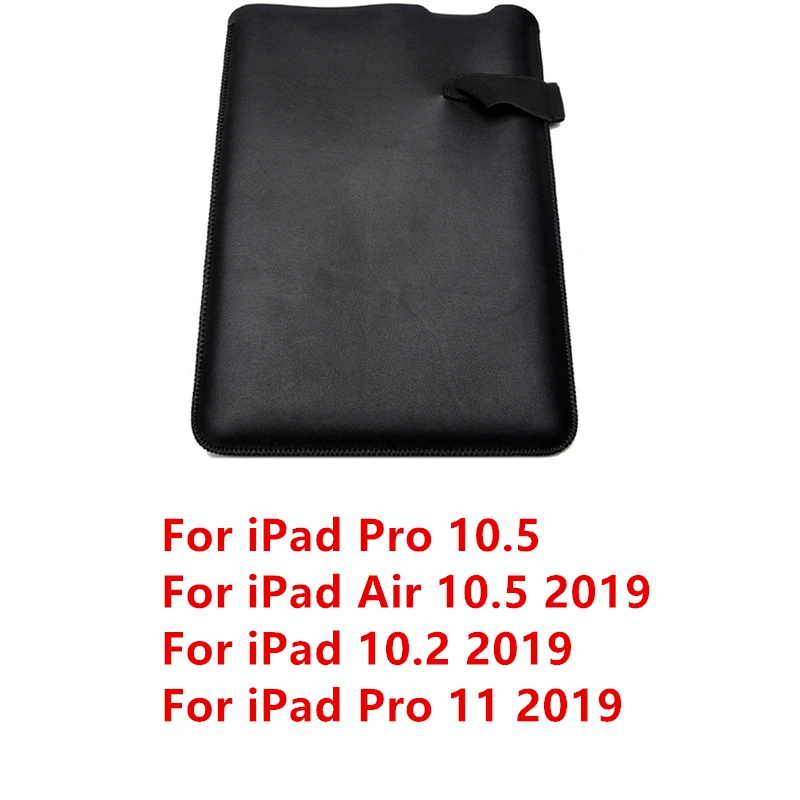 Премиум из искусственной кожи для iPad 9,7 чехол для планшета сумка для iPad Air 2 1 Pro 9,7 10,5 12,9 чехол с карандашом - Цвет: Black 10.5