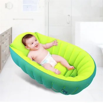 

NEW large Baby inflatable bathtubs portable folding Shower Tubs newborn bath tub kids bath infant child wash swimming pool