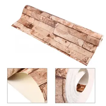 

5 Square Meters Roll Wallpaper Wall Stone Wallpaper Stone Optics 3D Pattern Waterproof Moisture-Proof Mould-Proof Roll Wallpaper
