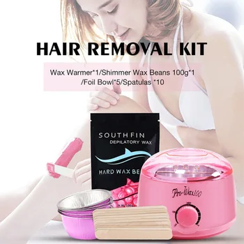

Hair Removal Kit Paper-Free Fast Hair Removal Wax Bean Upgraded Pearl Pearl Wax