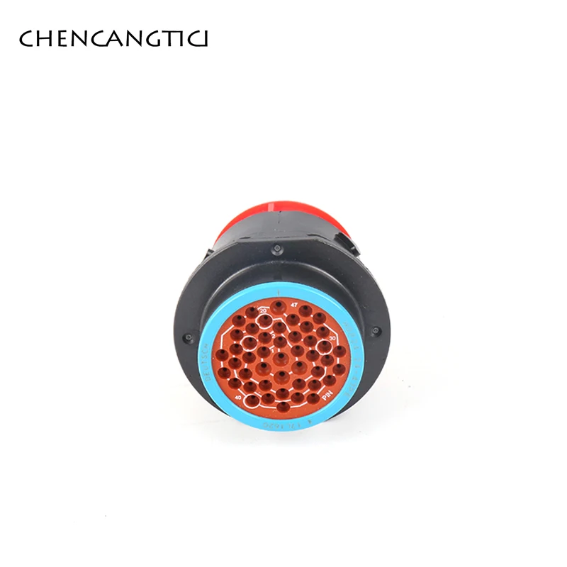 

1 Set TE Deutsch HDP Series 47 Pin Cavities Automotive Male Connector Plug With Terminals HDP24-24-47PE