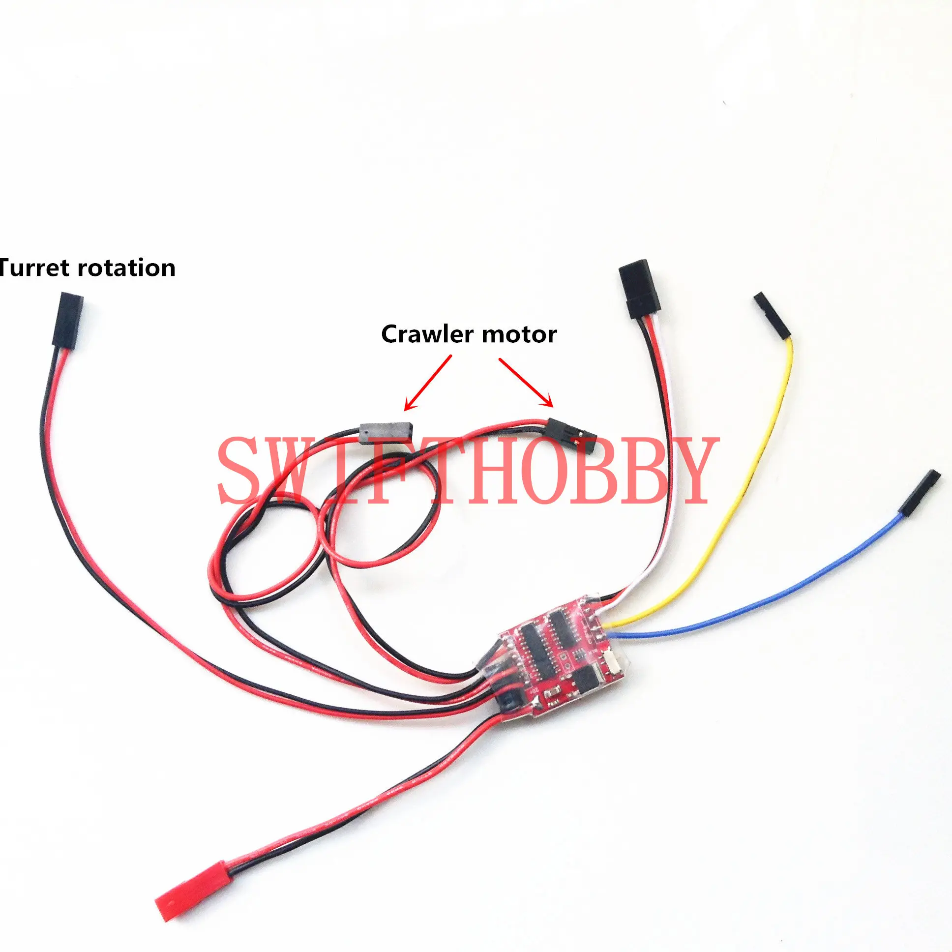 1.8Ax3 матовый ESC двухсторонний регулятор скорости 1:35 rc Танк 3,7 v 1S N20 мотор