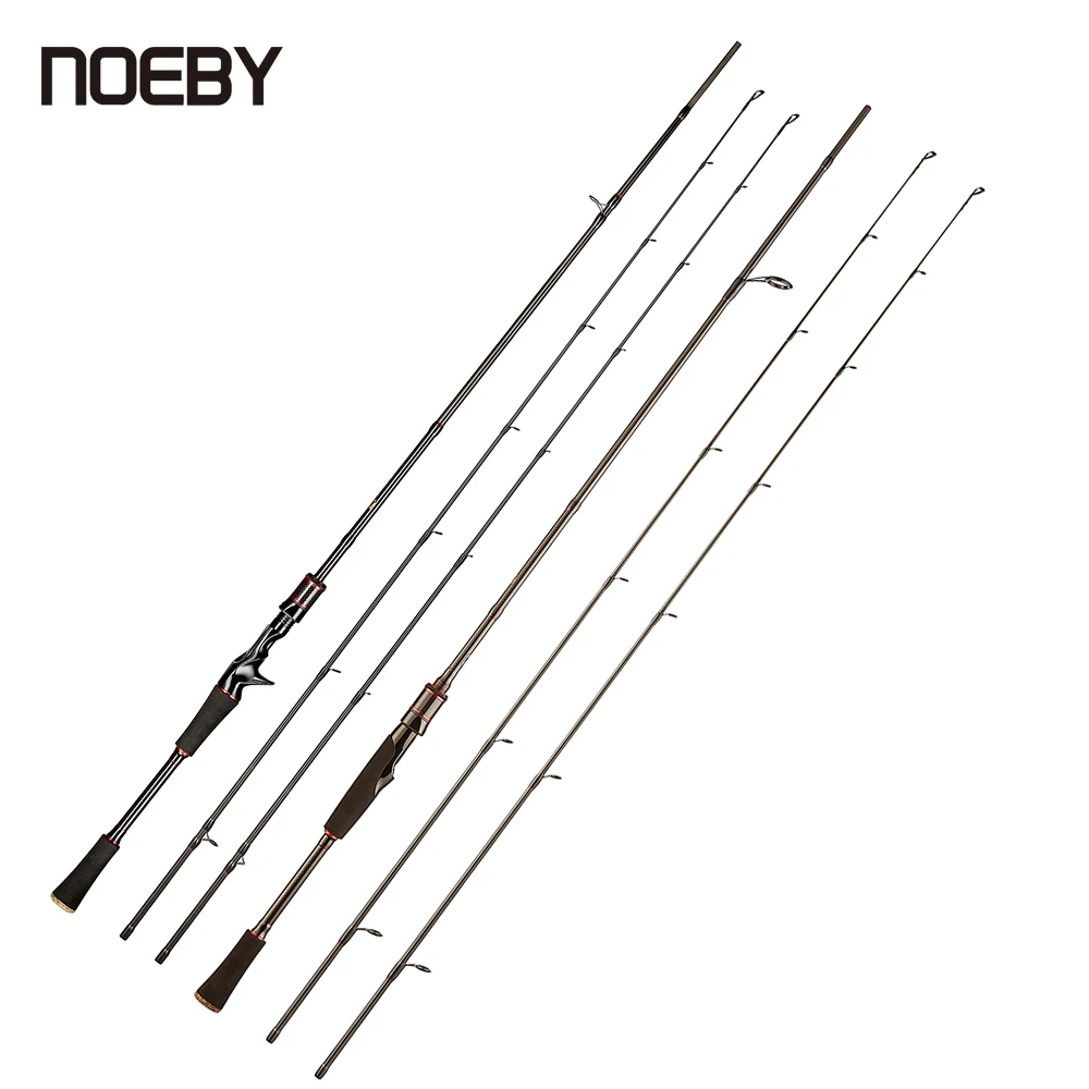 

Noeby Spinning Fishing Rod Fast Action 1.98m 2.13m Casting Rod 6-35g M/ML Power M/MH Lure Rod SIC Ring Vara De Pesca Stick Bass