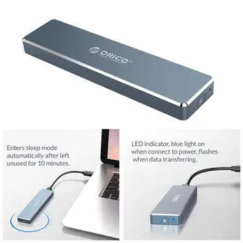

ORICO USB 3.1 Type-C Hard Disk Case Box 5Gbps M.2 SSD Enclosure for PC