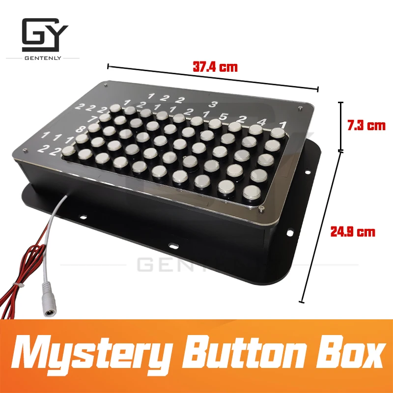 Mystery Button Box игровая подставка для светильника вверх кнопки в какой-то логике, чтобы разблокировать значную логическую логику головоломки реальной жизни побега игры