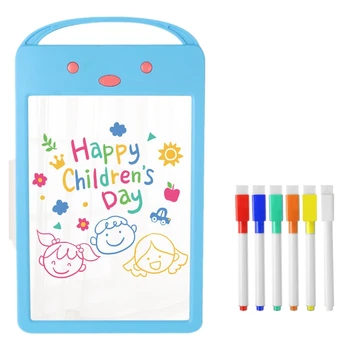 

8.5inch LCD Writing Tablet Digital Drawing Tablet Children's Fluorescent Board Kids Gift Drawing Board Toys(Blue)