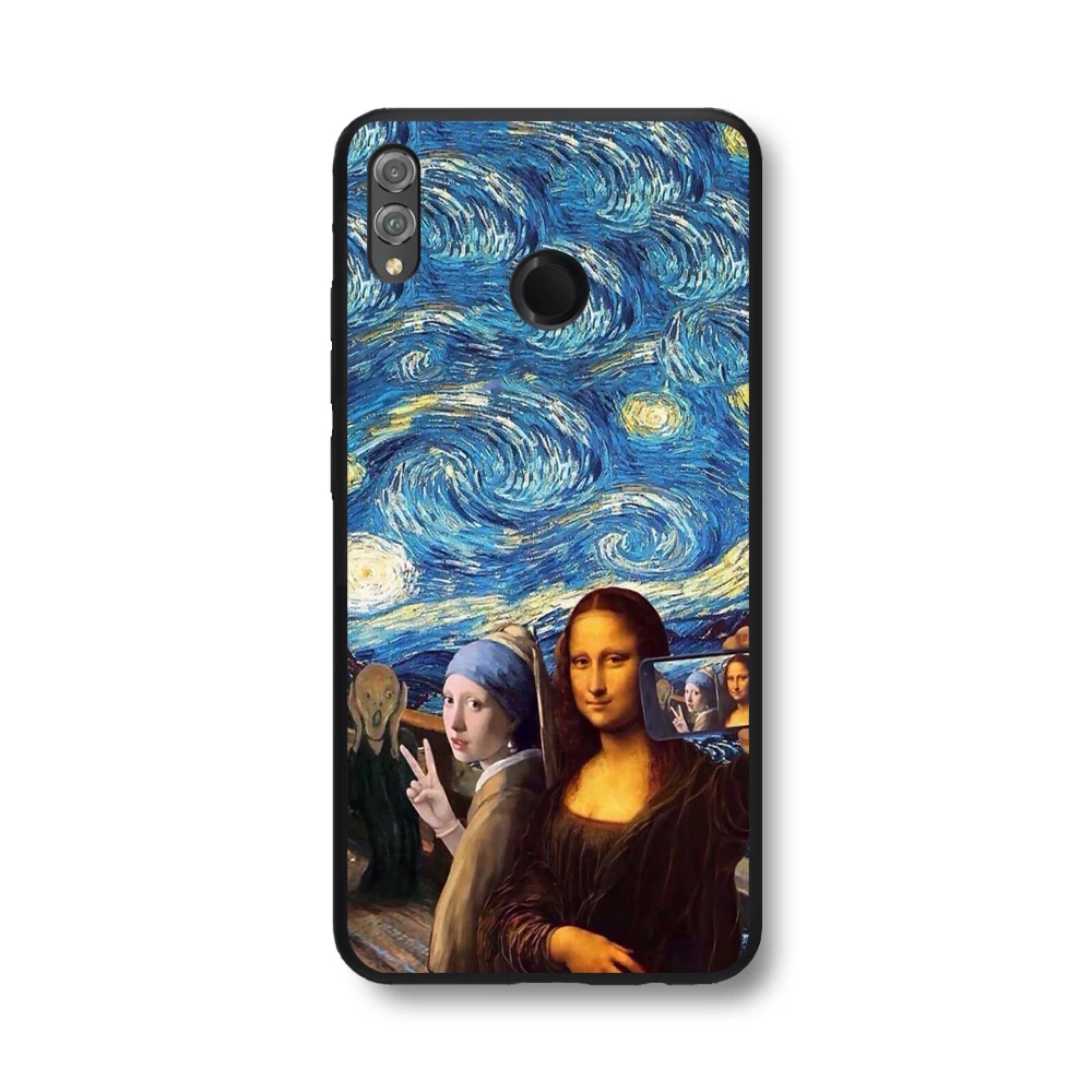 100016 Роскошный защитный чехол для Honor V10 чехол для телефона для huawei Honor 10 Lite светильник 10i 10 i животное/лист напечатанный Капа - Цвет: 100016