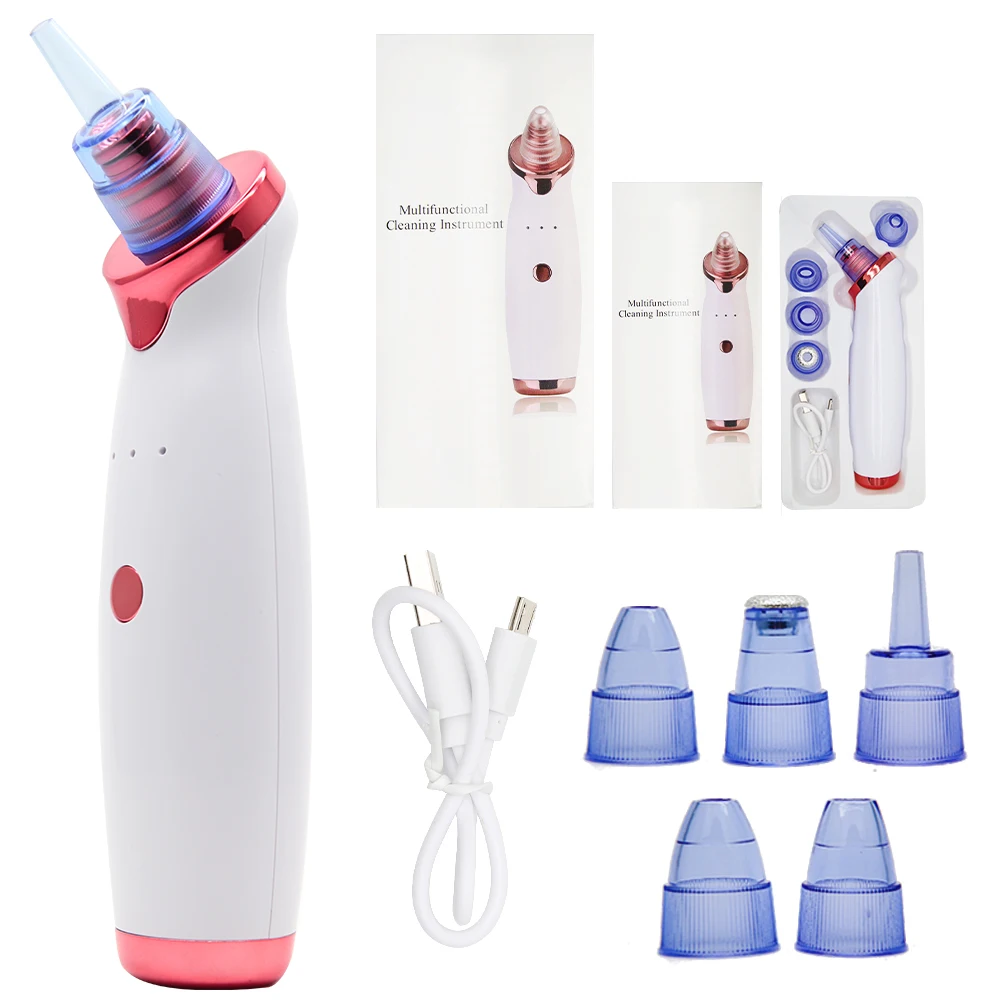 

Nose Blackhead Remover Pore Acne Pimple Cleaner Tool Vacuum Suction Facial Skin Deep Clean DropshippingMultifunctional Beauty
