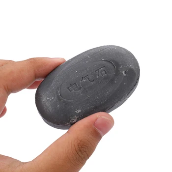 

2pcs 50g Tourmaline Bamboo Soap Tourmaline Black Soap Natural Acne Soap Traditional Charcoal Active Energy Herbal Soaps For Acne
