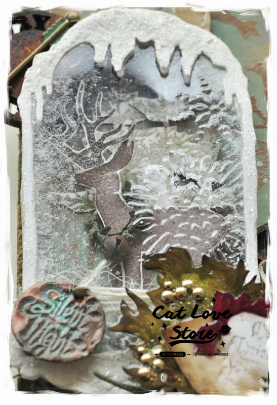 Рождество Снеговик серии металла резки Скрапбукинг трафарет высечки карты сделать DIY ремесло тиснение новые штампы для
