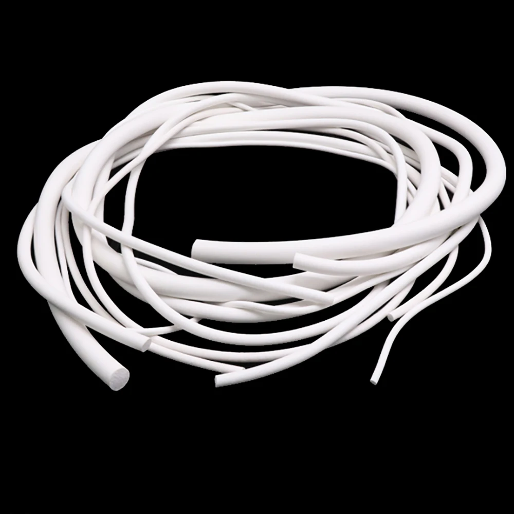 Silicone Foam Round Strip 1mm 1.5mm 2mm 2.5mm-25mm Round Foaming Cord Sponge Strips High Temperature Resistant Sealing Strip sealing strip,silicone seal strip