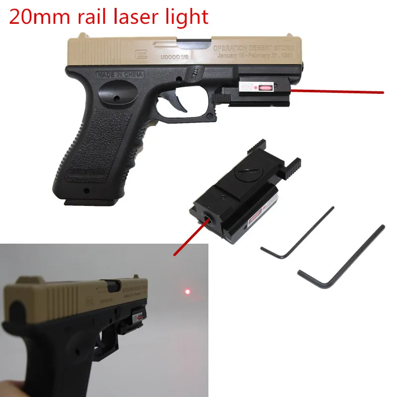 Лазерный прицел с красной точкой для glock 17 19 colt1911 Beretta M9 sigsauer пистолет страйкбола