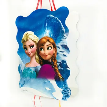 

1pcs/set Cartoon Frozen Theme Paper Folding Pinata Girls Favor Elsa Anna Pinata Kids Birthday Party Game Toy Decoration Supplies
