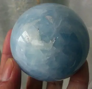 

Natural Crystal Sparkling Blue Celestite Mineral Specimen ball