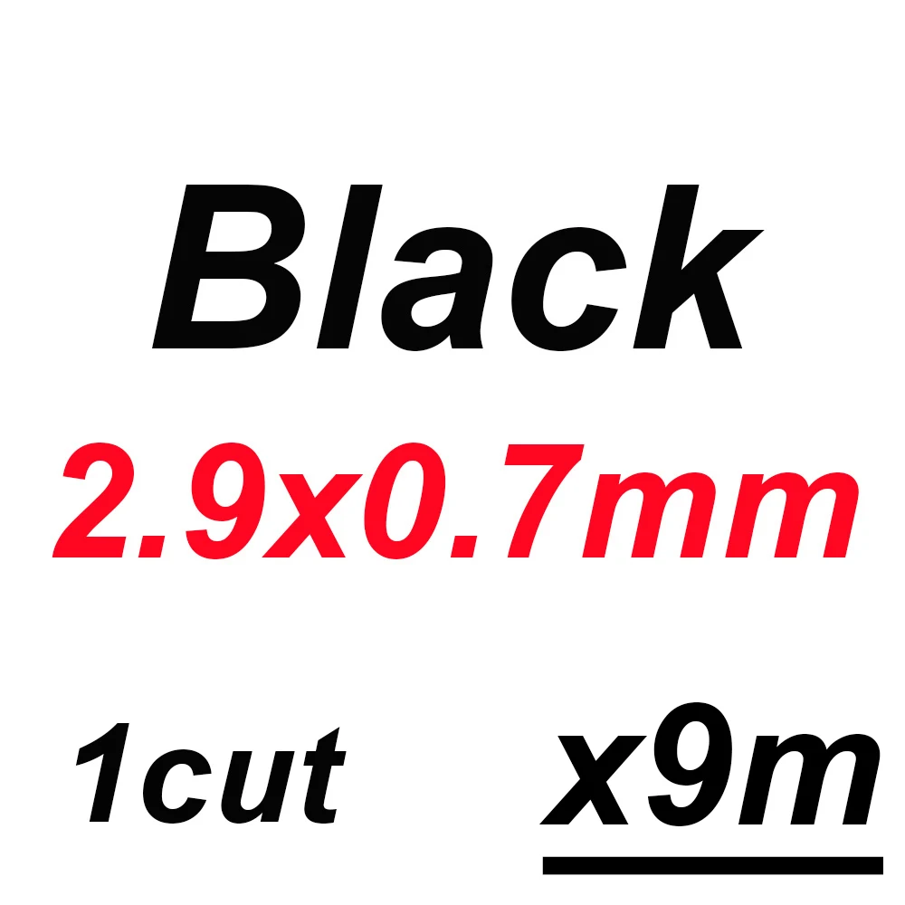 9m x2.9mm in black Victorsense 6/9/20/100 м рыболовные канаты 2,1 мм 0,7 мм 2,3 2,5 2,9 мм латексная трубка модели полое латекс эластичный линии Рыболовные снасти - Цвет: 9m x2.9mm in black