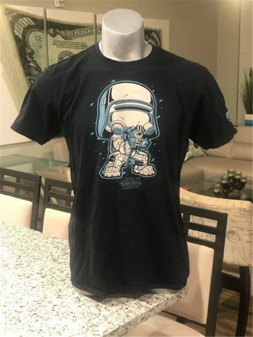 

Star Wars Force Awakens Funko Pop Animated Robot Drone Episode Vii T-Shirt New Fashion Tee Shirt