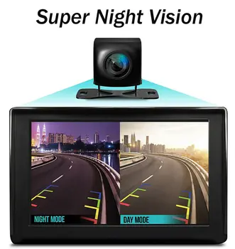 

170° CMOS Car Rear Front View Backup Camera Reverse Night Vision Waterproof HD Car Camera With 6M RCA Video Cable