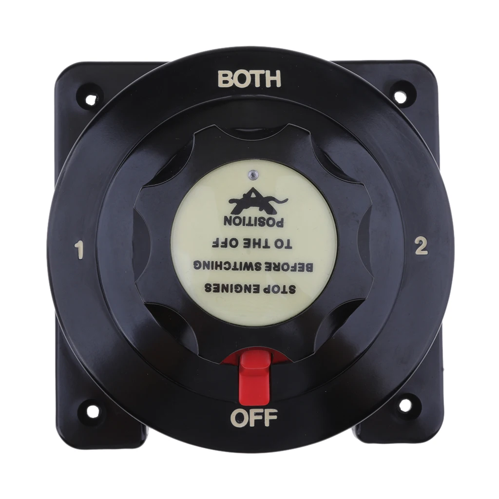 Battery Relay Isolator and Relay Extra Heavy Duty Dual Battery Isolator Switch For 6V-32V 300AMP