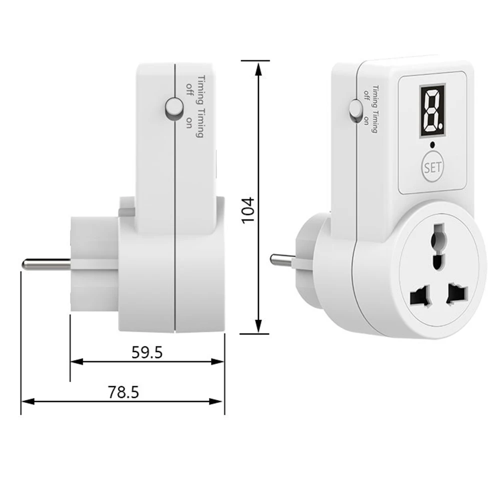 Plug Countdown Timer Switch Smart Control Plug-in Socket Auto Shut off  Outlet Automaticl Turn off Electronic Device - China Countdown Timer  Switch, Countdown Timer Switch Socket