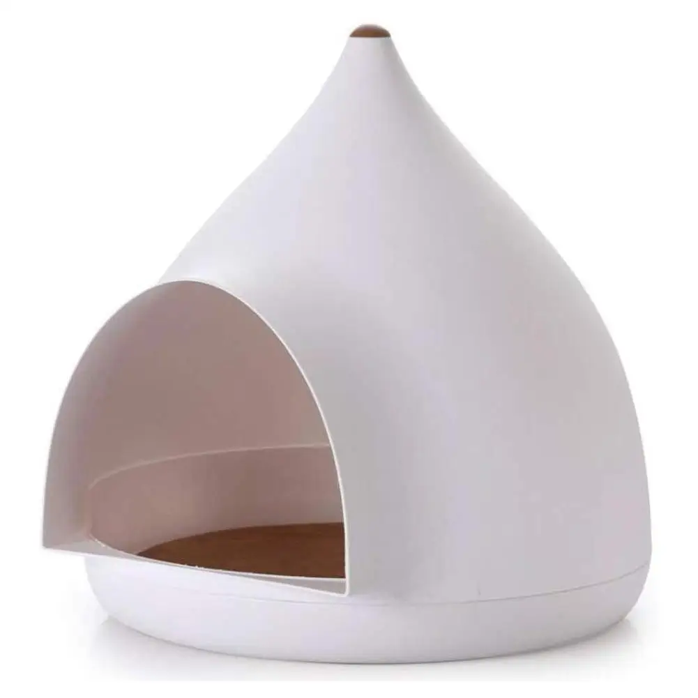 

DishyKooker Closed Dripping Styling Cat Nest with Pet Pad for Summer Small Dogs Teddy Cats Sleeping