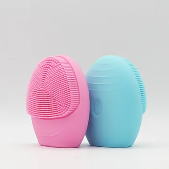 

Face Cleansing Brush Facial Wash Face Cleaning Mini Electric Massage Brush Washing Machine Waterproof Silicone Cleansing Tool