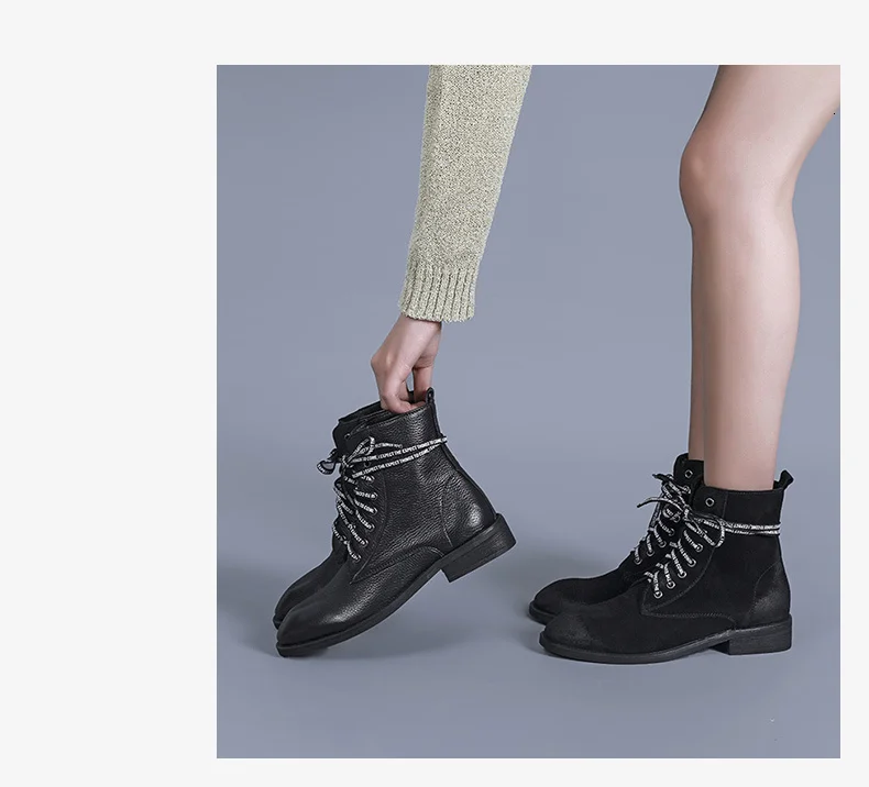 Donna-in/женские ботинки; Замшевые женские ботинки из натуральной кожи на шнуровке; женские Ботинки на каблуке в винтажном стиле; коллекция года; сезон осень; цвет черный, коричневый; botas feminina