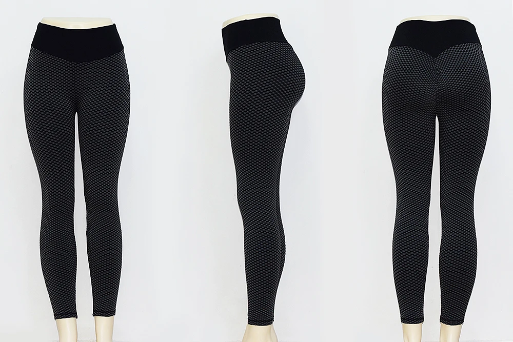 SYSYWEL, женские штаны с высокой талией, для йоги, для тренировок, пуш-ап, леггинсы, модные, для бодибилдинга, джеггинсы, штаны для фитнеса - Цвет: Черный