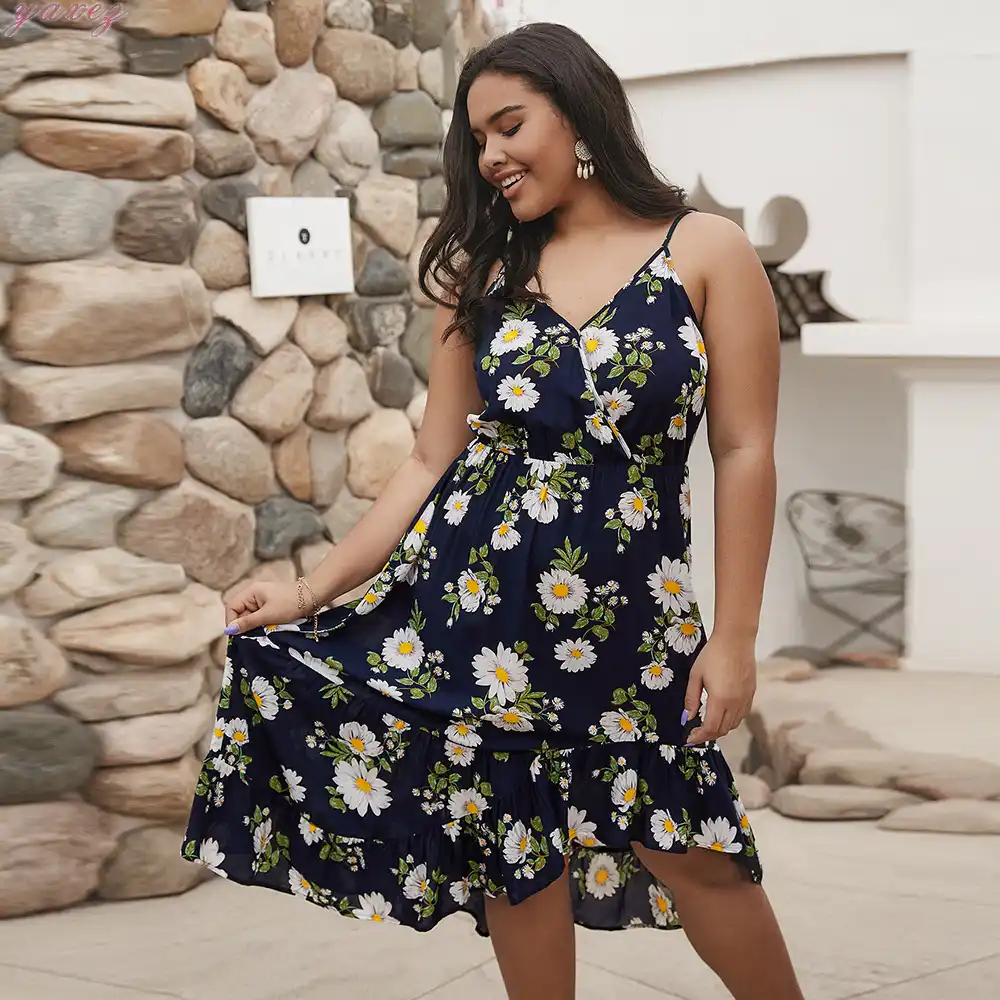 fat girl in sundress