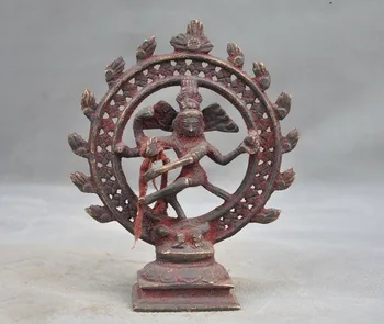 

wedding decoration wedding decoration Old Tibet Buddhism Bronze 4 Arms Chenrezig Tara Kwan-yin Buddha statue