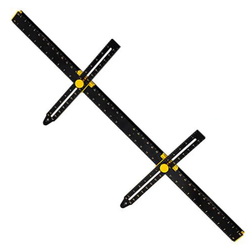 

1 X Picture Frame Hanging Tool Hole Punch Locator Measuring Ruler Aluminum Alloy