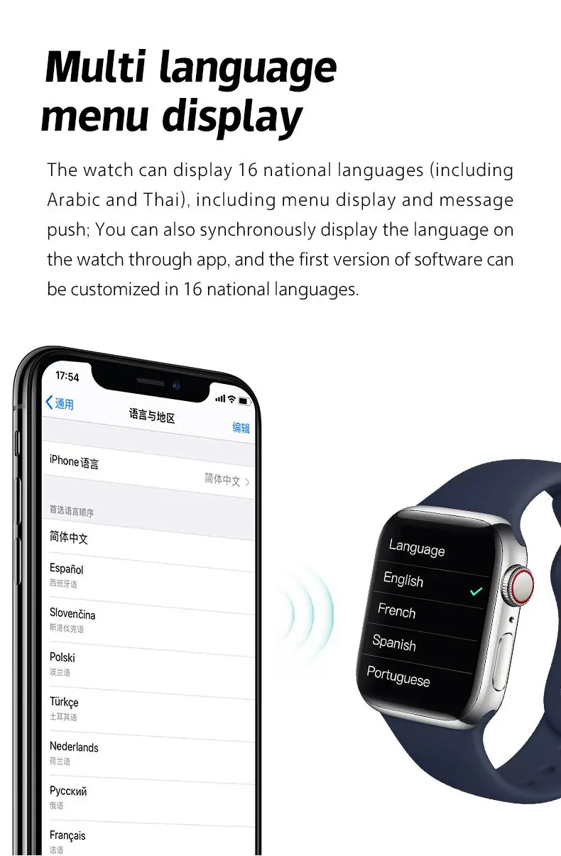 New IWO 14 Pro Max Series 7 i7 Pro Max Smartwatch Bluetooth Fitness Tracker Smart Watch PK W27Pro X8 Max HW7 Max T500 Smartwatch