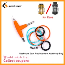 Geekvape Zeus сменный аксессуар сумка для Zeus RDA RDTA танк электронная сигарета vape rda Аксессуары Винты для атомайзера