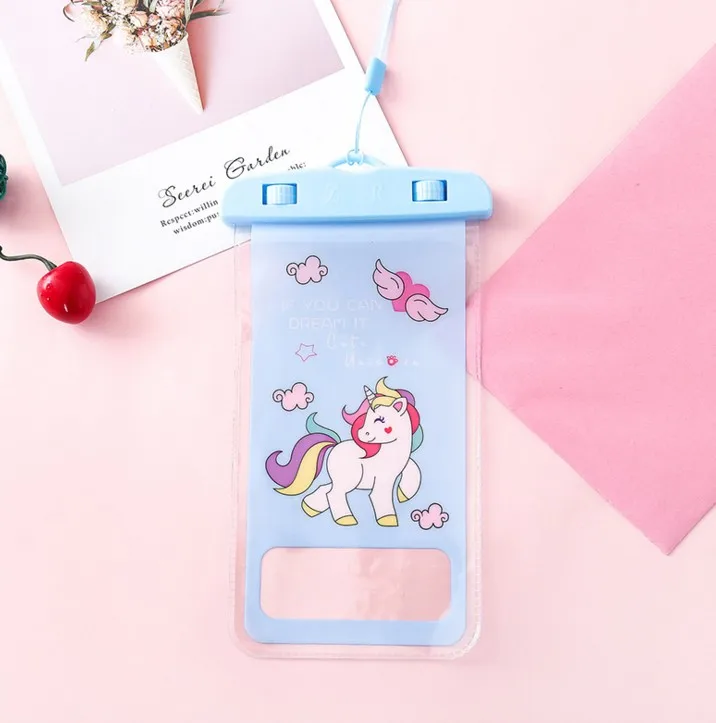 1 шт. Kawaii свинья животное водонепроницаемая сумка чехол с ремешком для наружного плавания или спорта на открытом воздухе канцелярские принадлежности
