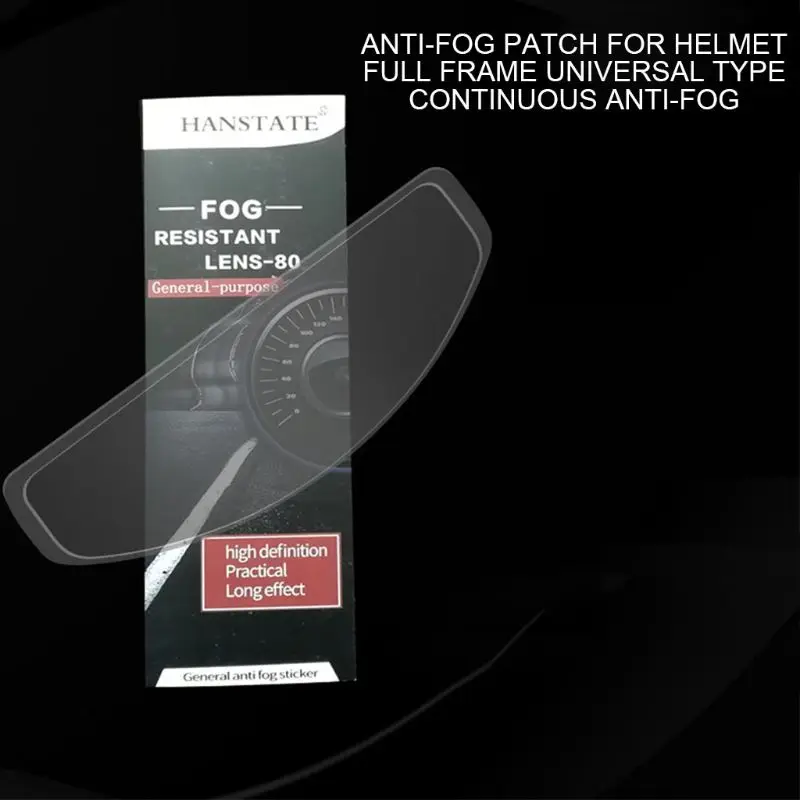 Motorcycle Helmet Film Lens Anti-fog Patch Motorbike Universal Ultra Clear Gear A6HE