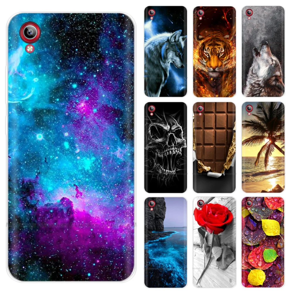 Precio reducido Para Vivo Y91C caso funda de teléfono dibujos animados de silicona suave fundas traseras para Vivo Y91C Y91 C a prueba de golpes a prueba parachoques VivoY9c Coque flor NRwoeyYnBEa